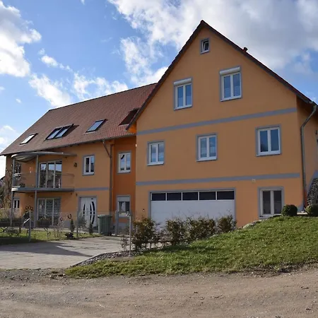 Pferdefreunde Loberhof Apartment Weihenzell Exterior photo